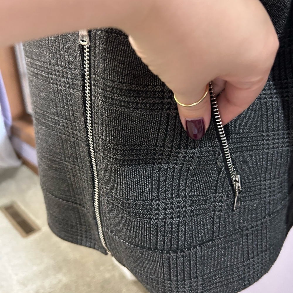 Ann Taylor Houndstooth Moto Jacket - Picture 5 of 9